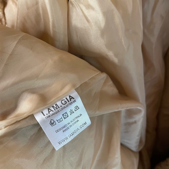 I AM GIA Pixie Teddy Coat Large - Picture 5 of 9